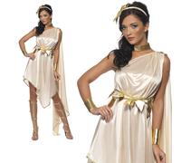 Greek Goddess Fancy Dress Costume Roman Toga Grecian Womens UK 8-18