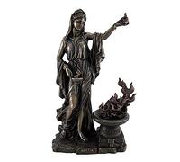 Greek Goddess Hestia Bronzed Statue Roman Vesta