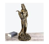 Gr oddess Statue - Hand-painted Cold Cast Resin Bronze Finishes Fortuna Sculpture, Gr oddess Figurine for Office Desk, Bookshelf, Home Decor (Large)