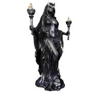 Greek Goddess Statue, The Witch of Night Statue Wear Resist Greek Goddess Decor Art Multi-Purpose Hecate Magic Resin Sculpture for Home Desktop Decor Craft StyleA