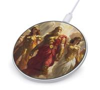 Gr ods Goddesses Funny Charger Pad with USB Cable | 10W Max Fast Charging Stand Fit for Most Cell Phone (No AC Adapter)