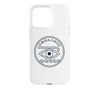 Greek Heritage Pride Ancient Eye Medallion Hellenic Case for iPhone 15 Pro Max