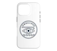 Greek Heritage Pride Ancient Eye Medallion Hellenic Case for iPhone 16 Pro