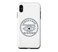 Greek Heritage Pride Ancient Eye Medallion Hellenic Case for iPhone XS Max