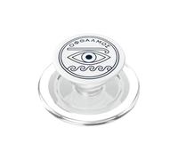 Greek Heritage Pride Ancient Eye Medallion Hellenic PopSockets PopGrip for MagSafe