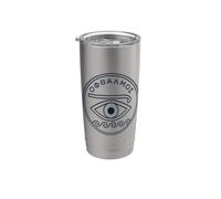 Greek Heritage Pride Ancient Eye Medallion Hellenic Stainless Steel Insulated Tumbler
