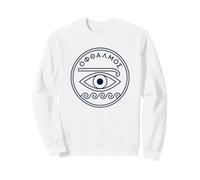 Greek Heritage Pride Ancient Eye Medallion Hellenic Sweatshirt