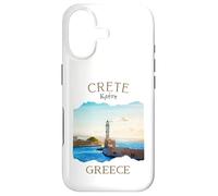 Greek Island Crete Greece Chania Old Town Lighthouse Harbour Case for iPhone 17