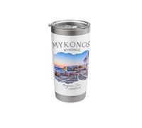 Greek Island Mykonos Greece Stainless Steel Insulated Tumbler