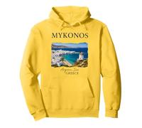 Greek Island Mykonos Vacation Travel Coastal Life Pullover Hoodie