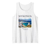 Greek Island Mykonos Vacation Travel Coastal Life Tank Top