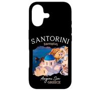 Greek Island Santorini Greece Oia Village Blue Church Sea Case for iPhone 17