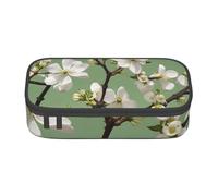 Greek Island Sea View Print Storage Bag Corporate Office Pencil Case Pencil Case Makeup Cosmetic Bag, Dogwood Flowers, Taglia Unica