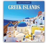 Greek Islands 2026 Square Wall Calendar: Original Red Robin Publishing Ltd-Kalender [Mehrsprachig] [Kalender]