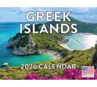 Greek Islands Calendar 2026 Monthly Wall
