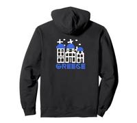 Greek Islands Vacation Cruise Outfit, Santorini Souvenir Pullover Hoodie