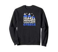 Greek Islands Vacation Cruise Outfit, Santorini Souvenir Sweatshirt