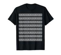 Greek Key Square Pattern - Classic Meander Design T-Shirt