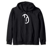 Greek Letter Sampi Zip Hoodie