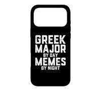 Greek Major By Day Memes Night Classical Studies Student Case for iPhone 17 Pro Max