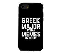 Greek Major By Day Memes Night Classical Studies Student Case for iPhone SE (2020) / 7/8
