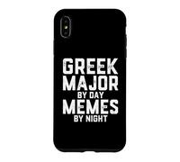 Greek Major By Day Memes Night Classical Studies Student Case for iPhone XS Max