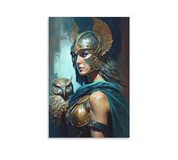 Greek Mythological Goddess Athena Poster 1 Poster Painting Canvas Wall Art Living Room Posters Painting 12x18inch(30x45cm)