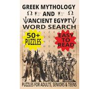 GREEK MYTHOLOGY AND ANCIENT EGYPT WORD SEARCH: Perfect for History Lovers, Students, and Puzzle Enthusiasts