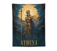 Greek Mythology Athena Poster Tapestry Prints Room Aesthetic Wall Art Bedroom Tapestries Walls Bedroom Home Decor 30"x40"
