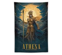 Greek Mythology Athena Poster Wall Art Tapestry Gifts Bedroom Prints Home Decor Hanging Picture Painting Tapestries 40"x60"