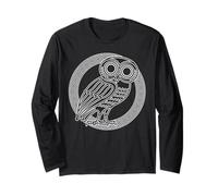 Greek Mythology Athens Athenian Owl Suitable for Men Women. Long Sleeve T-Shirt
