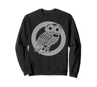 Greek Mythology Athens Athenian Owl Suitable for Men Women. Sweatshirt