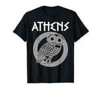 Greek Mythology Athens Athenian Owl Suitable for Men Women. T-Shirt