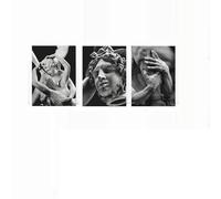 Greek Mythology Body Sculpture Poster Ancient Greek History Prints Canvas Painting Wall Art Pictures Home Living Room Decoration 50x70cmx3 No Frame