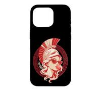 Greek Mythology Deity Athena Bubblegum Goddess Case for iPhone 16 Pro