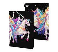 Greek Mythology Graces Riding Horse Slim Case Compatible with iPad 10th 9th 8th 7th Generation 2022 2021 2020 2019 Protective Cover Stand