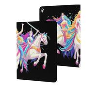 Greek Mythology Graces Riding Horse Slim Case Compatible with iPad 10th 9th 8th 7th Generation 2022 2021 2020 2019 Protective Cover Stand