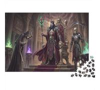 Greek Mythology Hades 1000 Piece Wooden Jigsaw Puzzle,Impossible Challenge,Educational Toy,Adults & Kids 14+,Home Wall Decor,Gift Idea,Wood,Stress Relief (75x50cm)