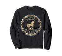 Greek Mythology Horse Logo Gift Shop Ancient Heritage Sweatshirt