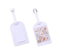 Greek Mythology Inspired Icons Luggage Tag God Symbols Suitcase ID Identifier Tag Demigod Gift Heroes of Olympus for Bookish, Percytag-us