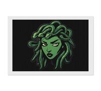 Greek Mythology Medusa Funny Diamond Art Painting Kits for Adults Horizontal Version Round Drill Dots Picture Crafts