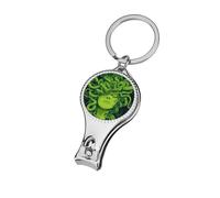 Greek Mythology Medusa Trendy Nail Clippers Metal Heavy Duty Sharp Toenail Fingernail Cutter with Nail File