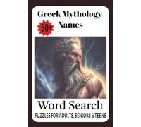 Greek Mythology Names Word Search Puzzle Book: Word Searches with Easy to Read Print, Greek Mythology Names | 6x9 inches, 110 pages | 50+ Puzzles...Gift for Vacations, Travel, Holidays, Relaxing