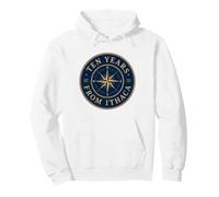 Greek Mythology Odyssey Compass Rose Ten Years From Ithaca Pullover Hoodie