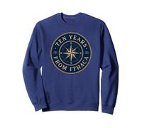 Greek Mythology Odyssey Compass Rose Ten Years From Ithaca Sweatshirt