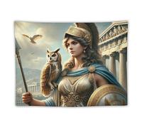 Greek Mythology Poster Athena - Goddess of Wisdom Tapestries Art Print Wall Photo Paint Tapestry Hanging Picture Family Bedroom Decor Gift 30"x40"
