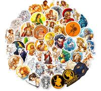 Greek Mythology Stickers for Children Cute Greek Gods Laptop Stickers Scrapbook for Adults Aesthetic Craft Greek Goddess Ancient