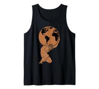 Greek Mythology Titan Holding Earth Tank Top