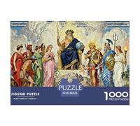 Greek Mythology Wooden Jigsaw Puzzle Waterproof 1000 Piece Puzzles for Adults Challenging And Brainteasing Educational Games