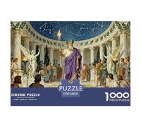 Greek Mythology Wooden Jigsaw Puzzle Waterproof 1000 Piece Puzzles for Adults Gifts Fun Educational Games